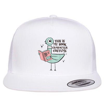 This Is My Book Character Costume Pigeon Reading Flatbill Hat