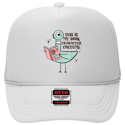 This Is My Book Character Costume Pigeon Reading Trucker Hat