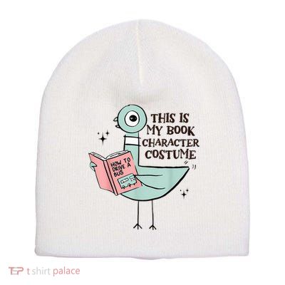 This Is My Book Character Costume Pigeon Reading Short Acrylic Beanie