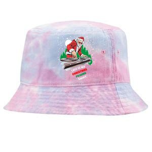 This Is My Christmas Pajama Dj Funny Merry Xmas Tees Tie-Dyed Bucket Hat