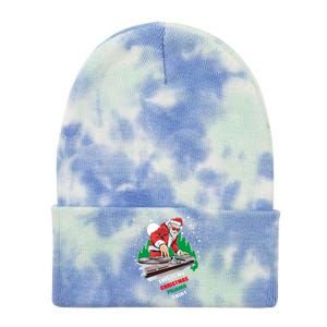 This Is My Christmas Pajama Dj Funny Merry Xmas Tees Tie Dye 12in Knit Beanie