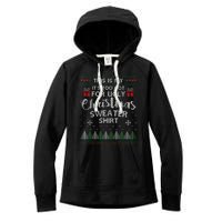 This Is My Its Too Hot For Ugly Christmas Sweaters Women's Fleece Hoodie