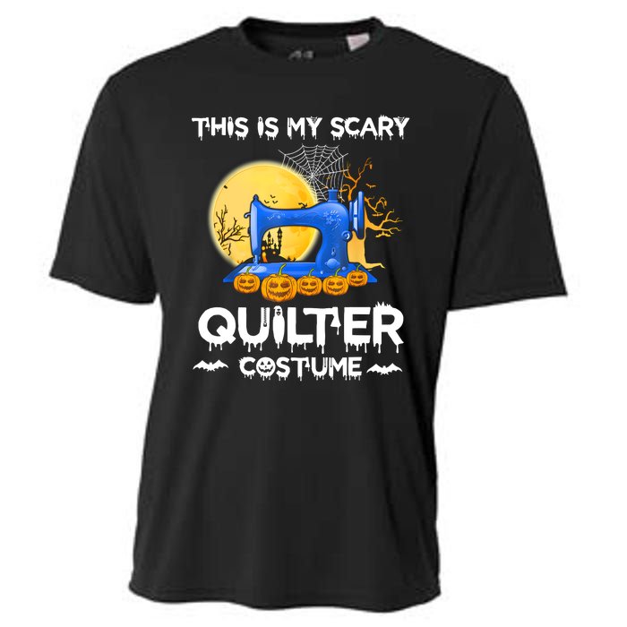 This Is My Scary Quilter Costume Halloween Funny Gifts Cooling Performance Crew T-Shirt