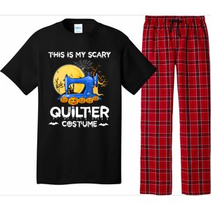 This Is My Scary Quilter Costume Halloween Funny Gifts Pajama Set