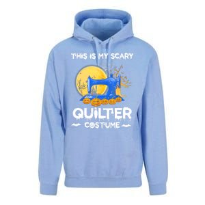 This Is My Scary Quilter Costume Halloween Funny Gifts Unisex Surf Hoodie