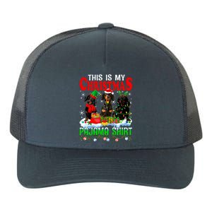 This Is My Christmas Pajama Funny Dachshund Dog Lover Yupoong Adult 5-Panel Trucker Hat