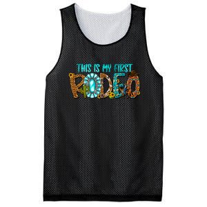 This Is My First Rodeo Country Life Howdy Mesh Reversible Basketball Jersey Tank