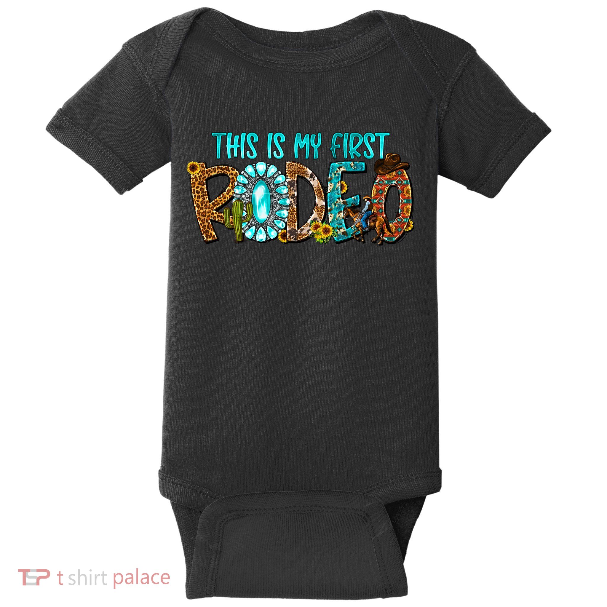 This Is My First Rodeo Country Life Howdy Baby Bodysuit