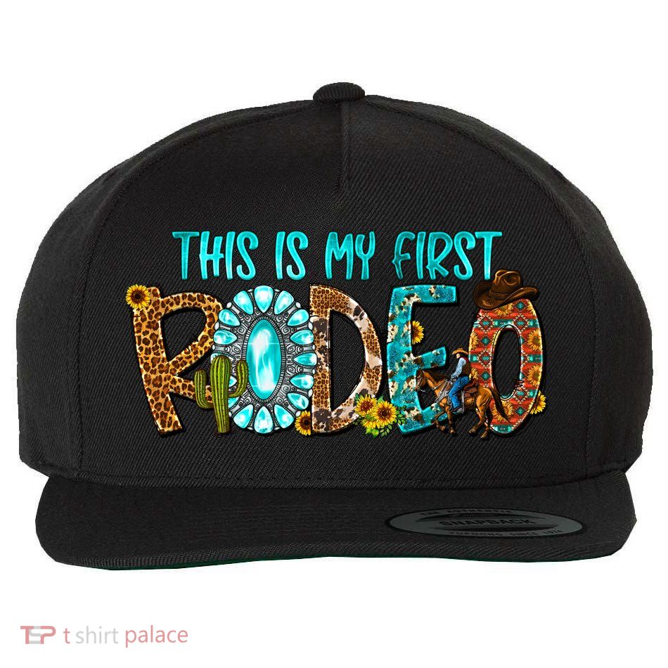 This Is My First Rodeo Country Life Howdy Wool Snapback Cap