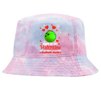 This Is My Valentine Pajama Great Gift Headband Bowling Players Meaningful Gift Tie-Dyed Bucket Hat