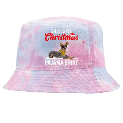 This Is My Christmas Pajama Australian Cattle Dog Tie-Dyed Bucket Hat