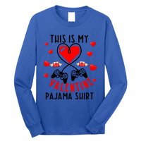 This Is My Valentine Pajama Gift Video Game Lover Valentine Gift Long Sleeve Shirt