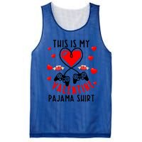 This Is My Valentine Pajama Gift Video Game Lover Valentine Gift Mesh Reversible Basketball Jersey Tank