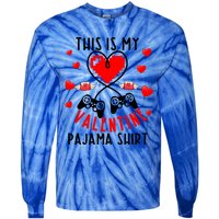 This Is My Valentine Pajama Gift Video Game Lover Valentine Gift Tie-Dye Long Sleeve Shirt