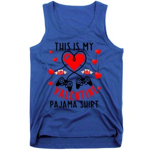 This Is My Valentine Pajama Gift Video Game Lover Valentine Gift Tank Top