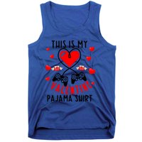 This Is My Valentine Pajama Gift Video Game Lover Valentine Gift Tank Top