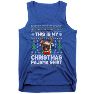 This Is My Christmas Pajama Gift Dog Lover Pug Christmas Gift Tank Top