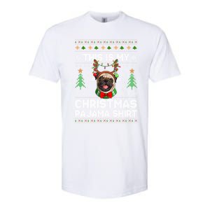 This Is My Christmas Pajama Gift Dog Lover Pug Christmas Gift Softstyle CVC T-Shirt