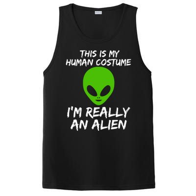 This Is My Human Costume I'm Really An Alien PosiCharge Competitor Tank