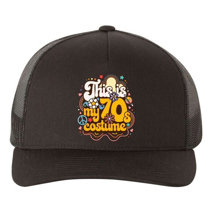 This Is My 70s Costume Theme Party Hippie Retro Friends Yupoong Adult 5-Panel Trucker Hat