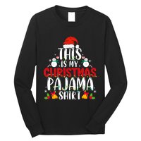 This Is My Christmas Pajama Xmas Family Christmas 2024 Long Sleeve Shirt