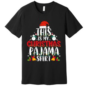 This Is My Christmas Pajama Xmas Family Christmas 2024 Premium T-Shirt