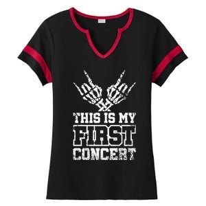 This Is My First Concert Ladies Halftime Notch Neck Tee