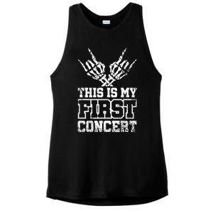 This Is My First Concert Ladies PosiCharge Tri-Blend Wicking Tank