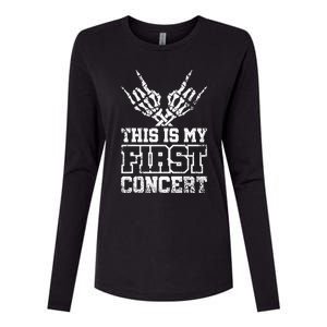 This Is My First Concert Womens Cotton Relaxed Long Sleeve T-Shirt