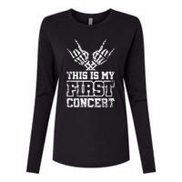 This Is My First Concert Womens Cotton Relaxed Long Sleeve T-Shirt