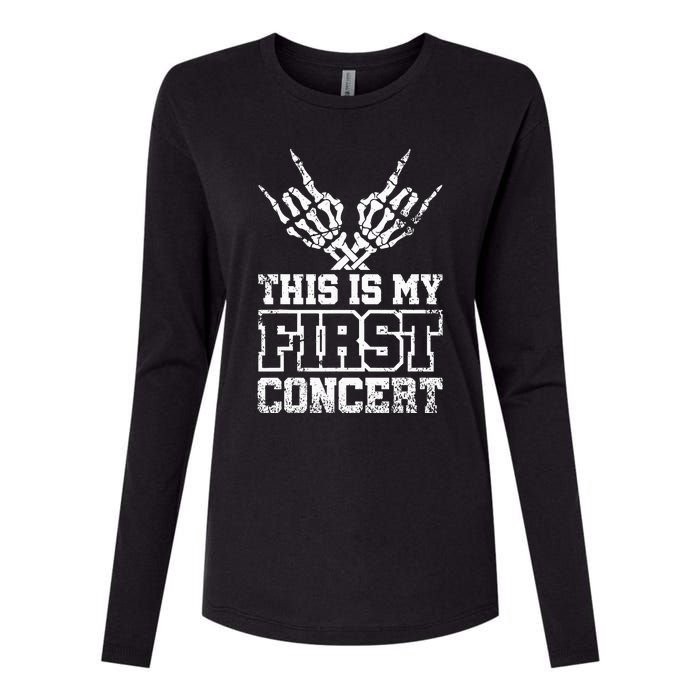 This Is My First Concert Womens Cotton Relaxed Long Sleeve T-Shirt