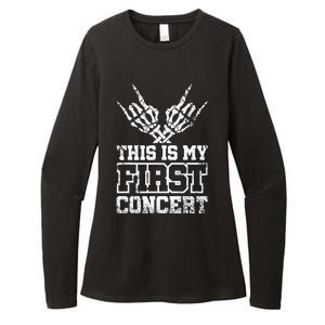 This Is My First Concert Womens CVC Long Sleeve Shirt