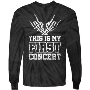 This Is My First Concert Tie-Dye Long Sleeve Shirt