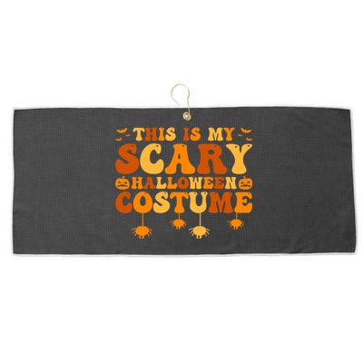 This Is My Scary Halloween Costume Gift Large Microfiber Waffle Golf Towel