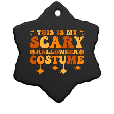 This Is My Scary Halloween Costume Gift Ceramic Star Ornament