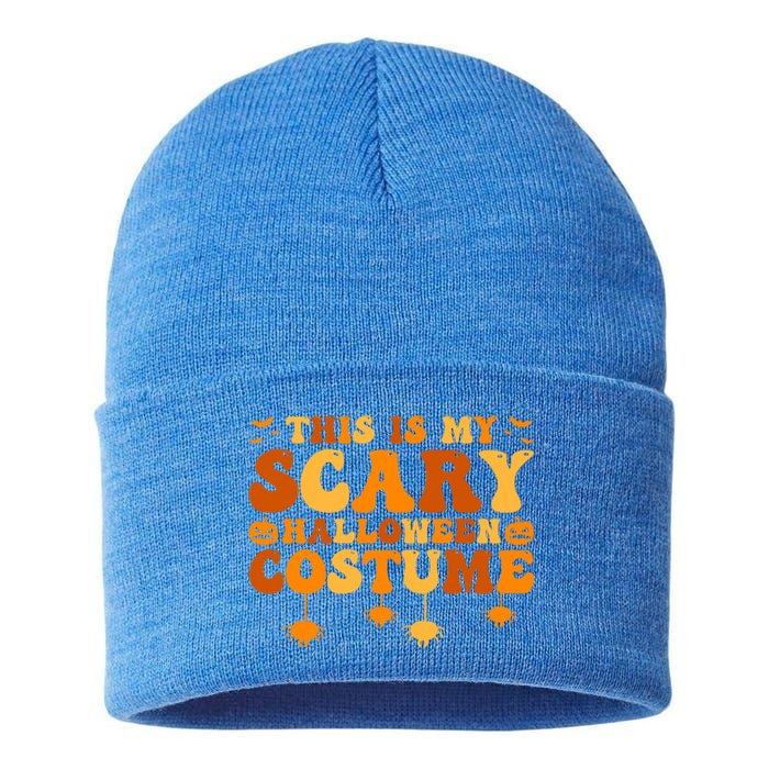 This Is My Scary Halloween Costume Gift Sustainable Knit Beanie