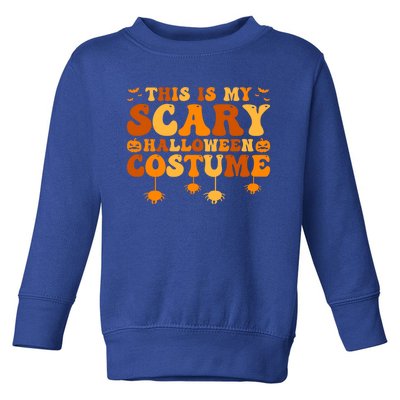 This Is My Scary Halloween Costume Gift Toddler Sweatshirt