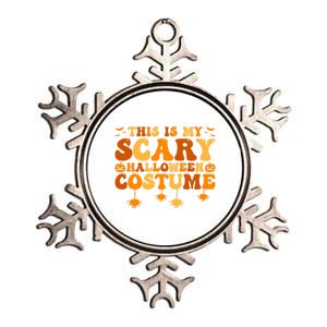 This Is My Scary Halloween Costume Gift Metallic Star Ornament