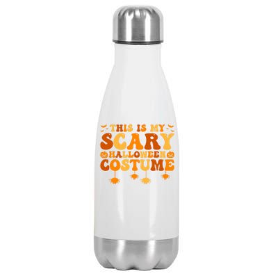 This Is My Scary Halloween Costume Gift Stainless Steel Insulated Water Bottle