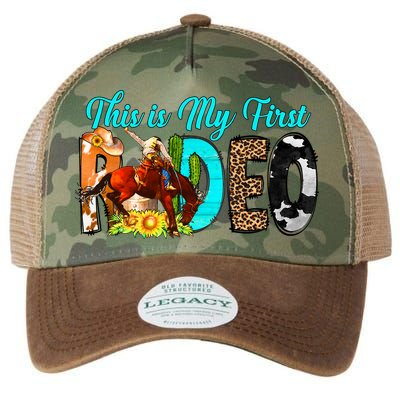 This Is My First Rodeo Country Life Howdy Legacy Tie Dye Trucker Hat