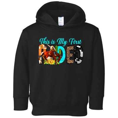 This Is My First Rodeo Country Life Howdy Toddler Hoodie