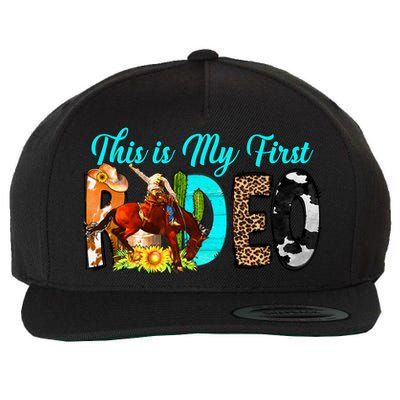 This Is My First Rodeo Country Life Howdy Wool Snapback Cap