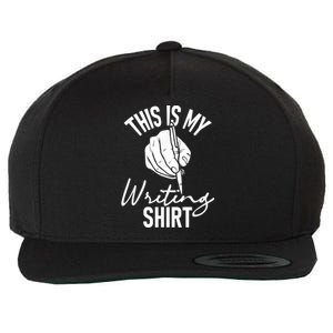 This Is My Writing Poet Author Literature Wool Snapback Cap