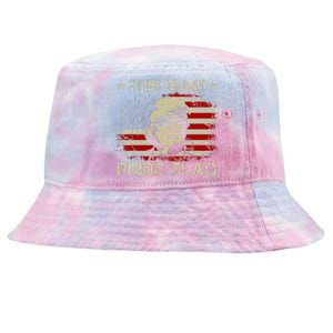 This Is My Pride Flag Trump 2024 Tie-Dyed Bucket Hat