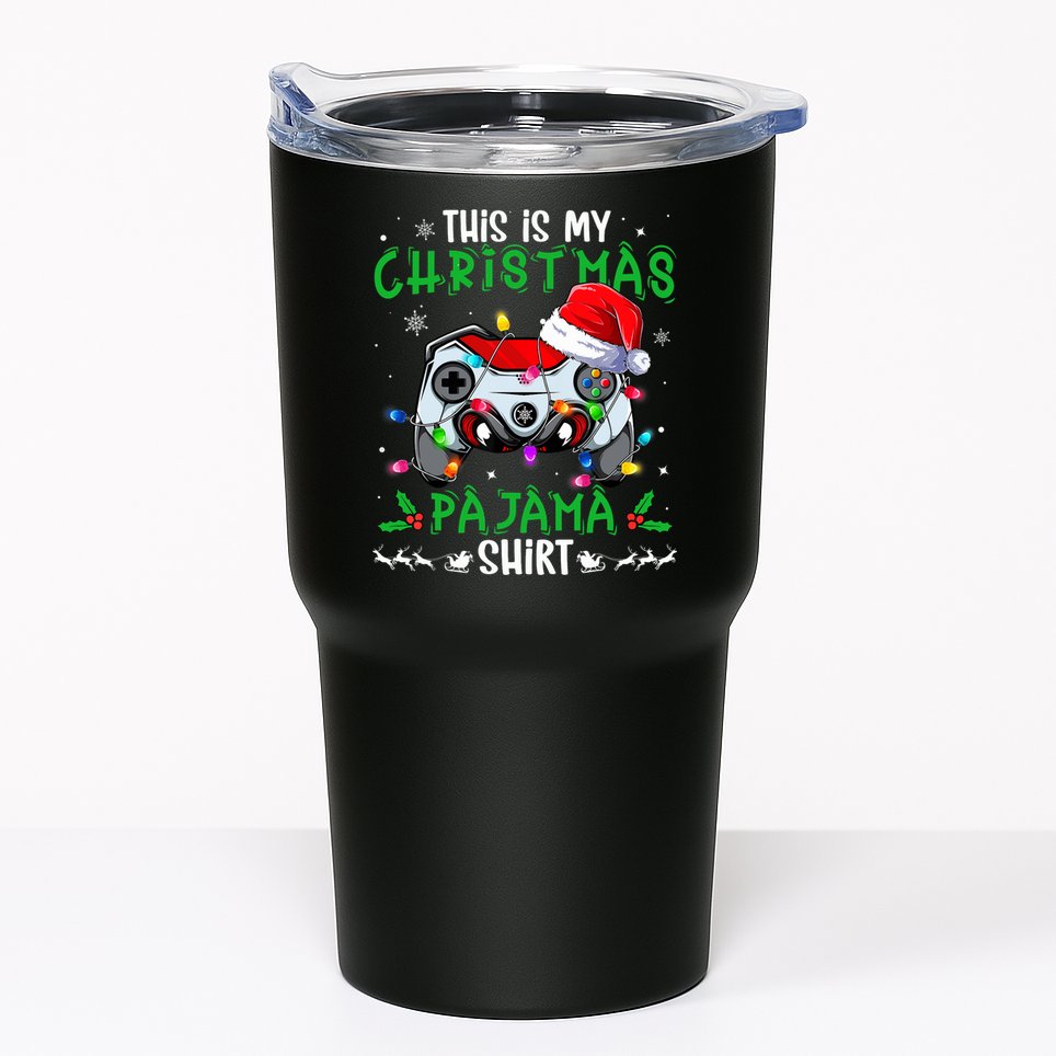 This Is My Christmas Pajama Video Game Gamer Boy Teens Tumbler