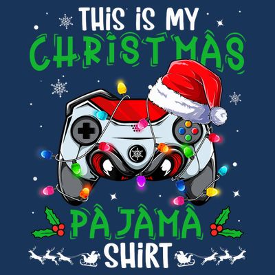This Is My Christmas Pajama Video Game Gamer Boy Teens T-Shirt