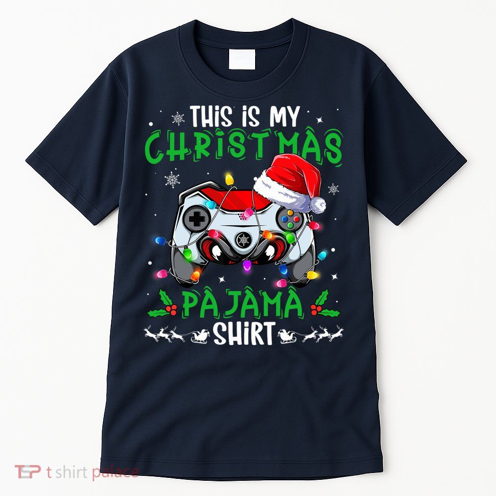 This Is My Christmas Pajama Video Game Gamer Boy Teens Tall T-Shirt