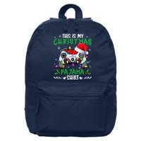 This Is My Christmas Pajama Video Game Gamer Boy Teens 16 in Basic Backpack