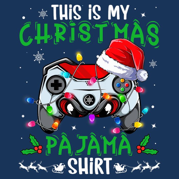 This Is My Christmas Pajama Video Game Gamer Boy Teens 16 in Basic Backpack