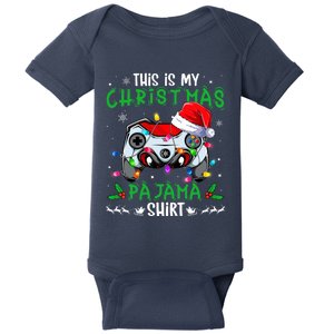 This Is My Christmas Pajama Video Game Gamer Boy Teens Baby Bodysuit